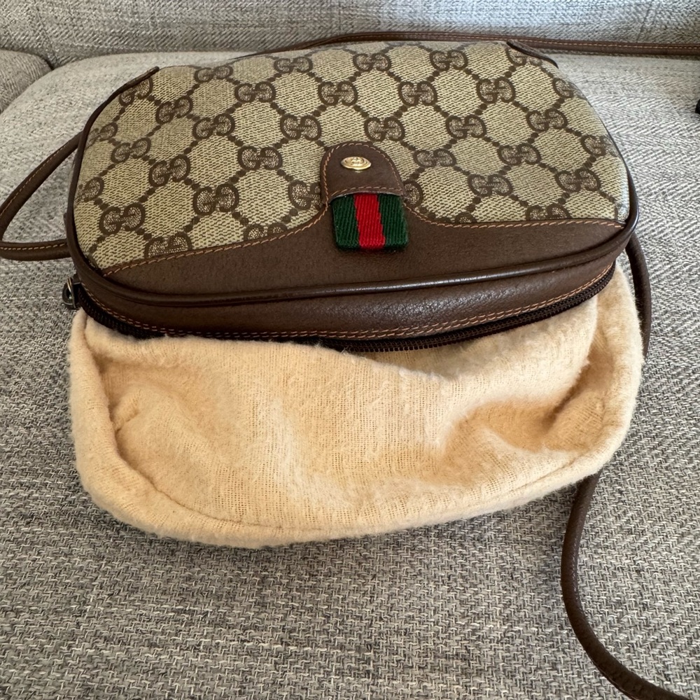 ❌SOLD❌Gucci GG Ophidia Canvas Crossbody Bag – Iconic Monogram & Web Detail✨ - Picture 8 of 17